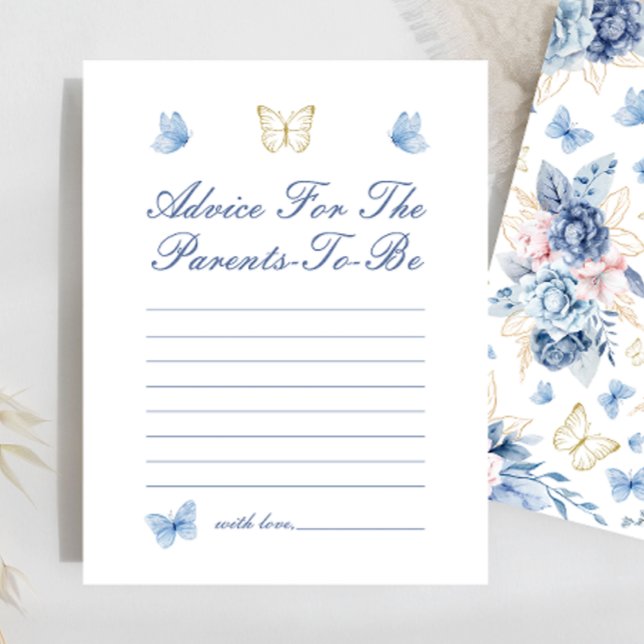 Blue Little Butterfly Advies Baby shower (Creator heeft geüpload)
