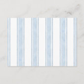 Blue Little Cowboy Modern Western Diapper Raffle Informatiekaartje (Achterkant)