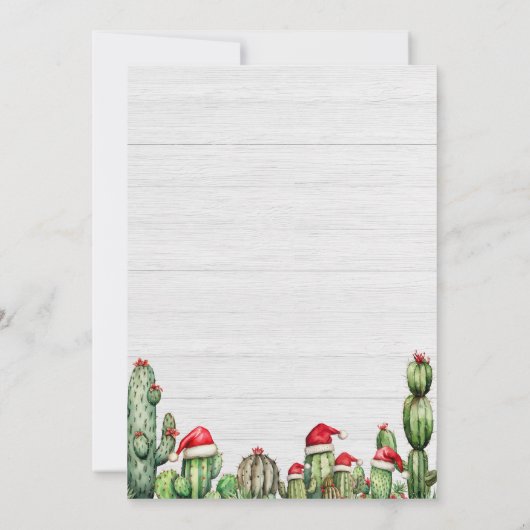 Blue Little Cowboy Westerne vakantie Baby shower Kaart (Achterkant)