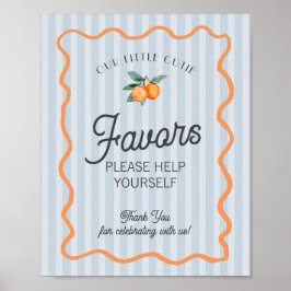 Blue Little Cutie Citrus Main Squeeze Favorieten Poster