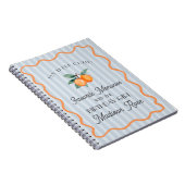 Blue Little Cutie Favoriete herinneringen Verjaard Notitieboek (Rechterzijde)