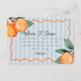 Blue Little Cutie Pastel Citrus Deel een recept Informatiekaartje