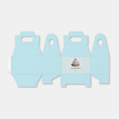 Blue Little Dumpling Baby shower Favoriet Box Bedankdoosjes (Uitgevouwen)