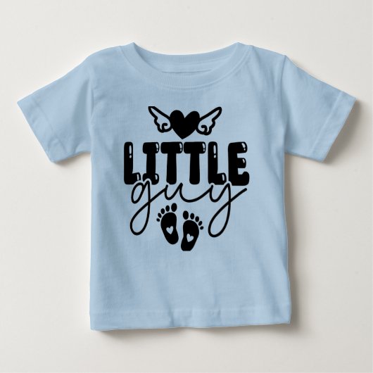 Blue Little Guy Baby Boy T-shirt (Voorkant)