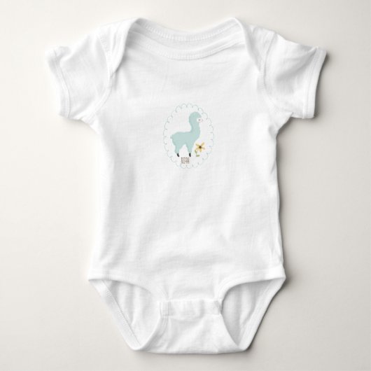  Blue Little Llama Bodysuit (Voorkant)
