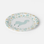 Blue Little Llama Paper Bord (Gekanteld)