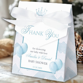 Blue Little Prince Thank You Moon Balloon Bedankdoosjes