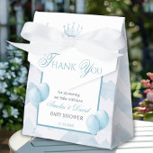 Blue Little Prince Thank You Moon Balloon Bedankdoosjes