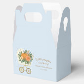 Blue Little Pumpkin Baby Shower Bedankdoosjes (Geopend)