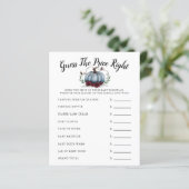 Blue Little Pumpkin-Baby shower raadt de prijs (Staand voorkant)