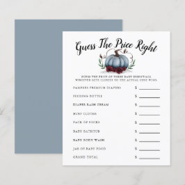 Blue Little Pumpkin-Baby shower raadt de prijs