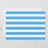 Blue Little Pumpkin Herfst Boy Birthday Foto Kaart (Achterkant)