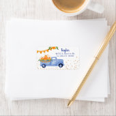 Blue Little Pumpkin-logo Etiket (Insitu)