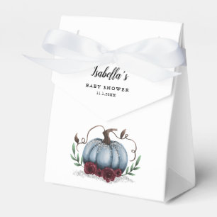Blue Little Pumpkin Theme Girl Baby shower Bedankdoosjes