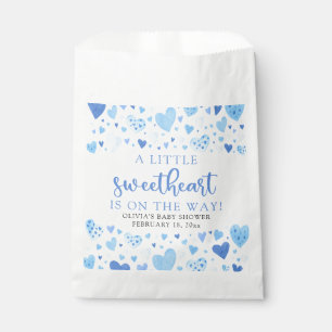 Blue Little Sweetheart Valentijnsdag Baby shower Bedankzakje