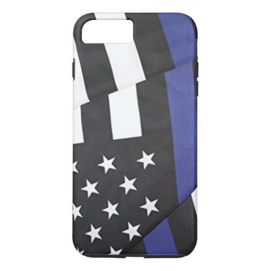 Blue Lives Matte Flag Phone Case (Achterkant)