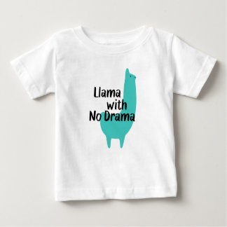Blue Llama Baby T-Shirt