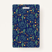 Blue Llama Bathroom Pass Badge (Achterkant)