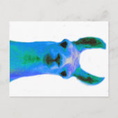 Blue Llama Graphic Briefkaart (Voorkant)