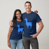 Blue Llama T-Shirt (Unisex)