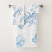 Blue Lobster Bad Handdoek (Insitu)