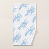 Blue Lobster Bad Handdoek (Handdoek)