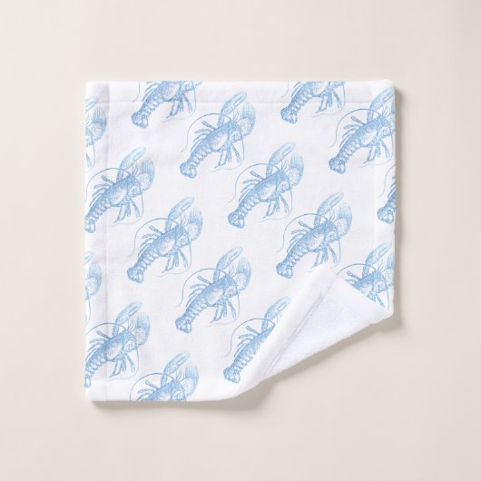 Blue Lobster Bad Handdoek (Wasdoekje)