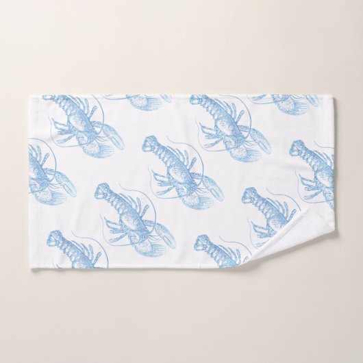 Blue Lobster Bad Handdoek (Handdoek)