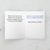 Blue Lobster Birthday Kaart (Binnen)