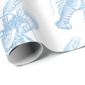 Blue Lobster Cadeaupapier (Rol Hoek)