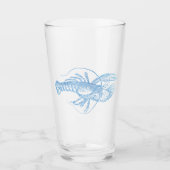 Blue Lobster Glas (Voorkant)