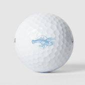 Blue Lobster Golfballen (Voorkant)
