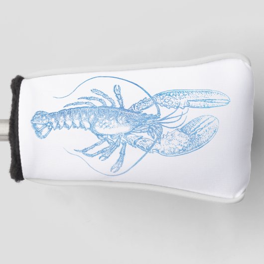 Blue Lobster Golfheadcover (Voorkant)
