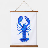 Blue Lobster Hangend Wandkleed (Voorkant)