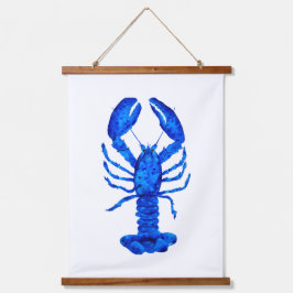 Blue Lobster Hangend Wandkleed