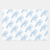 Blue Lobster Inpakpapier Vel (Voorkant 3)