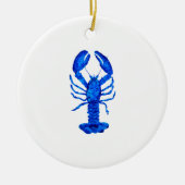 Blue Lobster Keramisch Ornament (Voorkant)