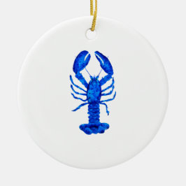 Blue Lobster Keramisch Ornament