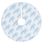 Blue Lobster Kerstboom Rok (Voorkant)