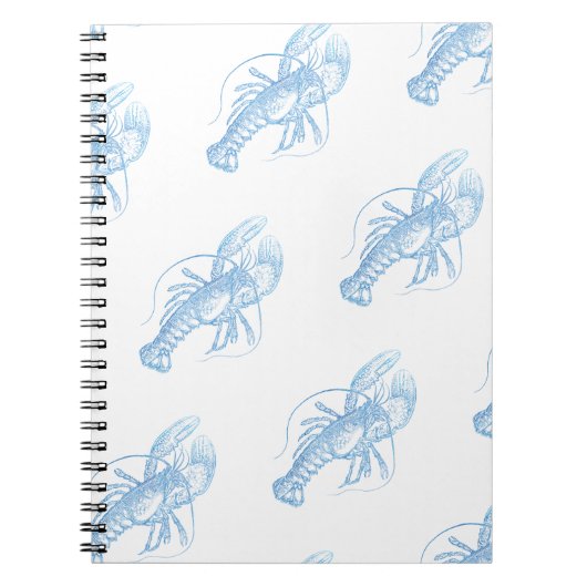 Blue Lobster Notitieboek (Voorkant)