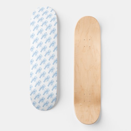 Blue Lobster Persoonlijk Skateboard (Voorkant)