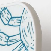 Blue Lobster Pickleball Paddle (Links Detail)