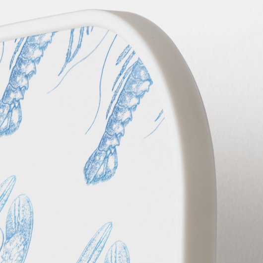 Blue Lobster Pickleball Paddle (Links Detail)