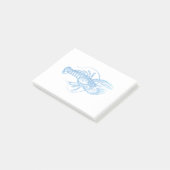 Blue Lobster Post-it® Notes (Schuin)