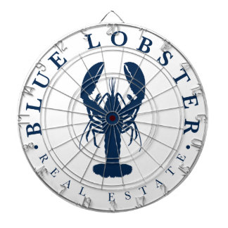 Blue Lobster Real Estate Dartboard Dartbord