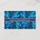 Blue Lobster Seafood Restaurant of Coastal Resort Visitekaartje (Achterkant)