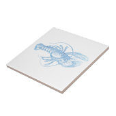 Blue Lobster Tegeltje (Zijkant)