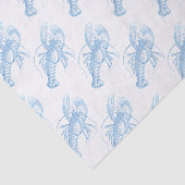 Blue Lobster Tissuepapier (Detail)