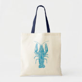 Blue Lobster Tote Bag (Voorkant)