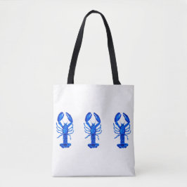 Blue Lobster Tote Bag
